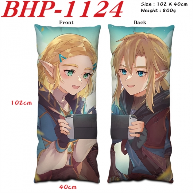 The Legend of Zelda Anime peach skin velvet double-sided printed pillow pillowcase 40X102cm NO FILLING