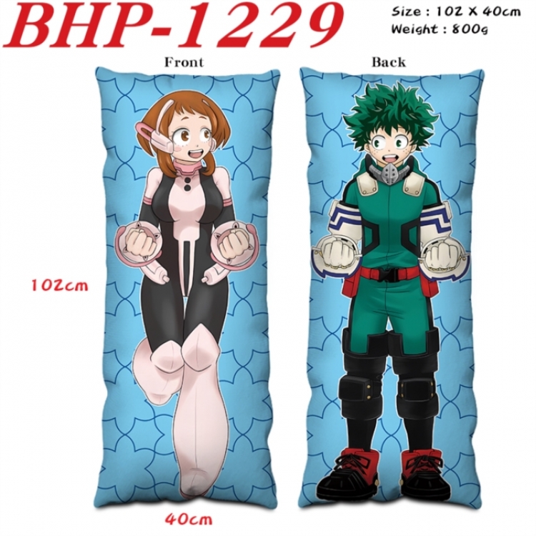 My Hero Academia Anime peach skin velvet double-sided printed pillow pillowcase 40X102cm NO FILLING