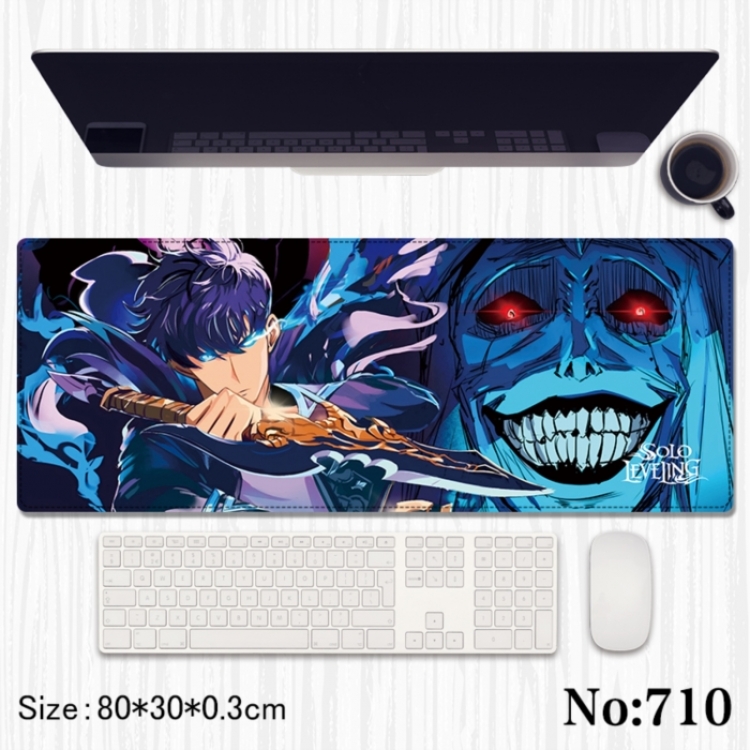 Solo Leveling:Arise Anime peripheral computer mouse pad office desk pad multifunctional pad 80X30X0.3cm