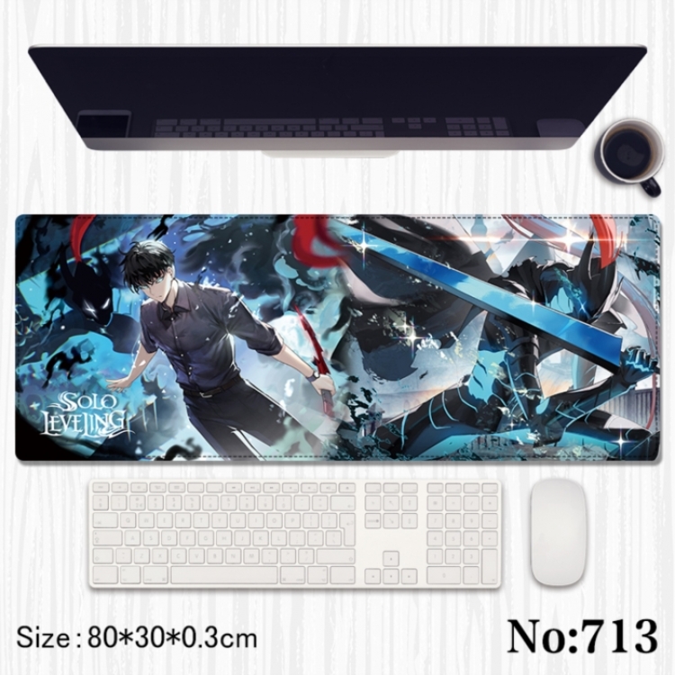 Solo Leveling:Arise Anime peripheral computer mouse pad office desk pad multifunctional pad 80X30X0.3cm