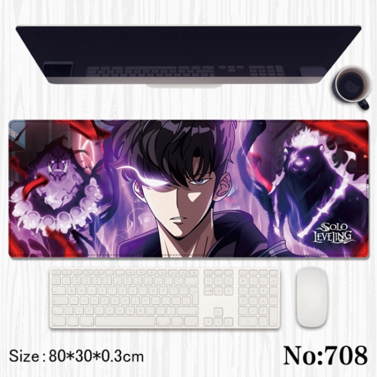 Solo Leveling:Arise Anime peripheral computer mouse pad office desk pad multifunctional pad 80X30X0.3cm