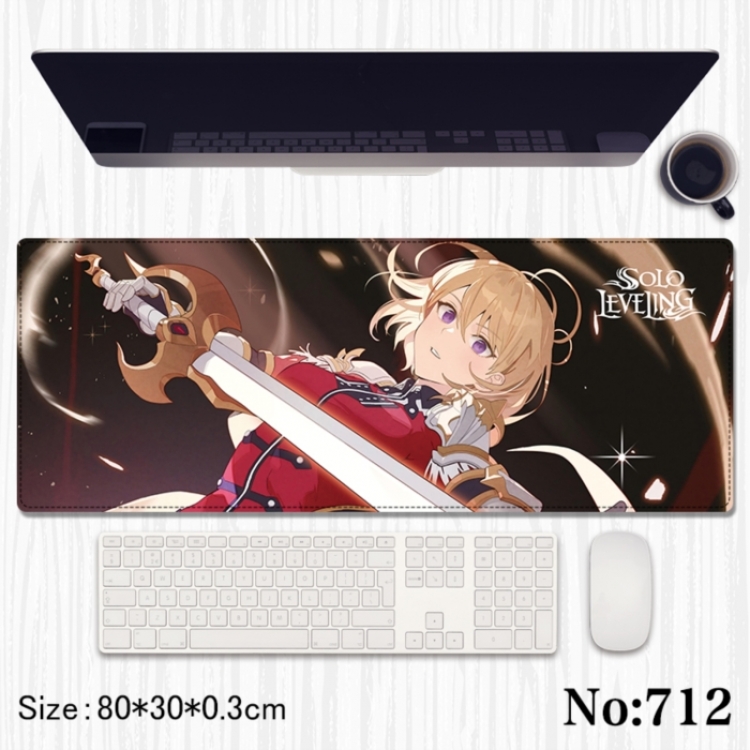 Solo Leveling:Arise Anime peripheral computer mouse pad office desk pad multifunctional pad 80X30X0.3cm