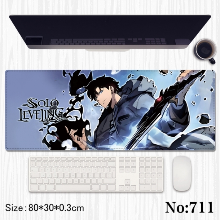 Solo Leveling:Arise Anime peripheral computer mouse pad office desk pad multifunctional pad 80X30X0.3cm
