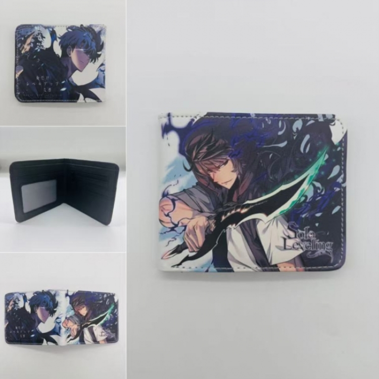 Solo Leveling:Arise Full color Two fold short card case wallet 11X9.5CM  