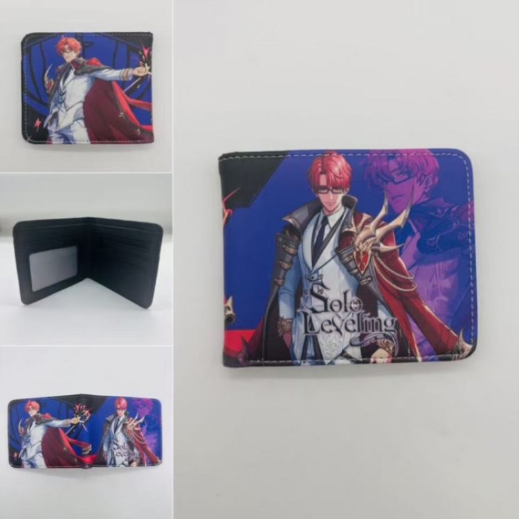 Solo Leveling:Arise Full color Two fold short card case wallet 11X9.5CM  