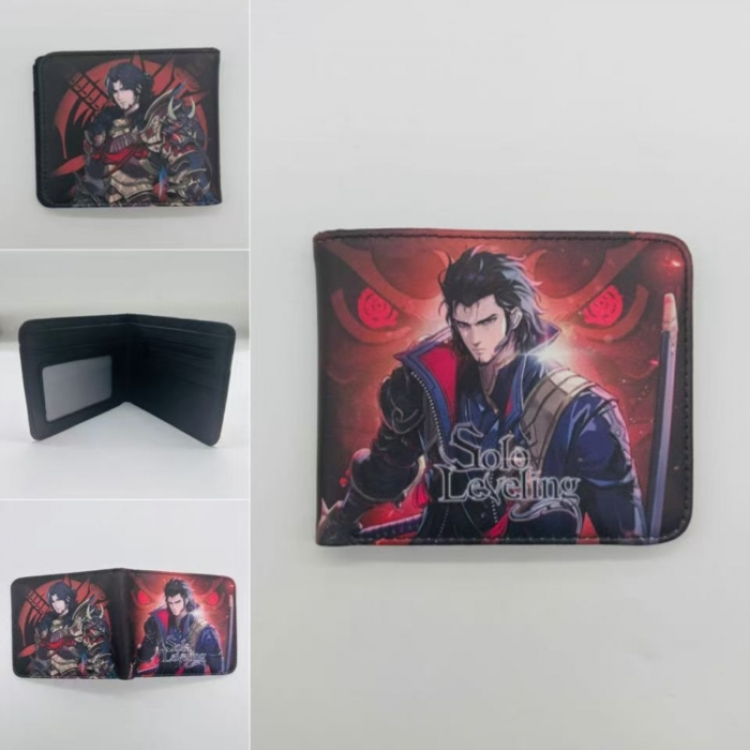 Solo Leveling:Arise Full color Two fold short card case wallet 11X9.5CM  