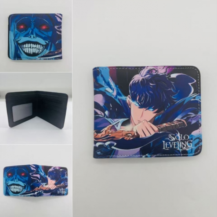 Solo Leveling:Arise Full color Two fold short card case wallet 11X9.5CM  