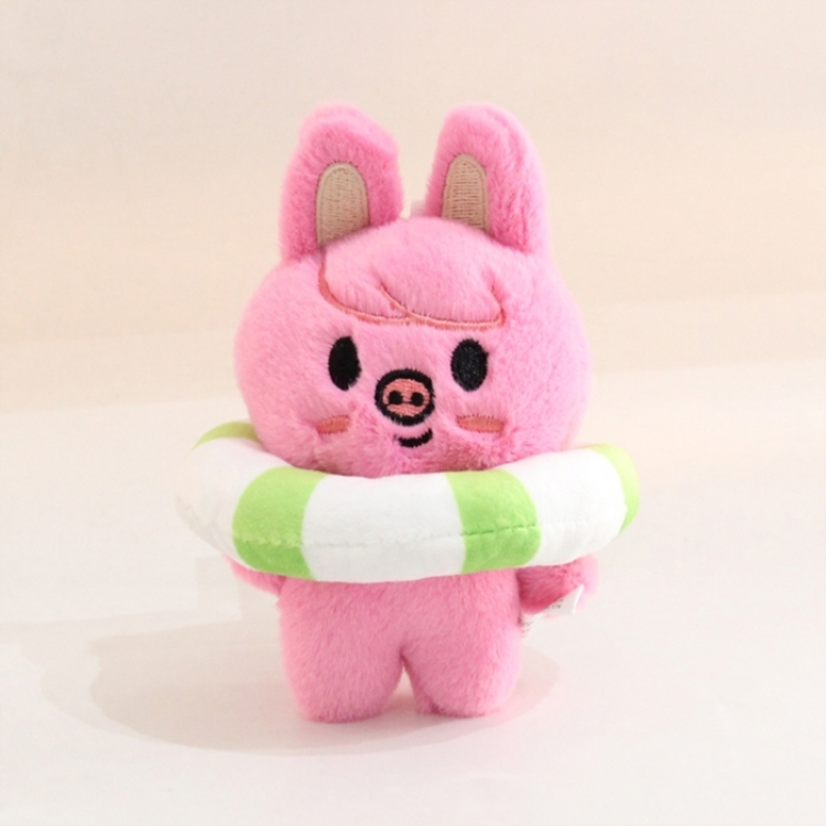 Children Little rabbit fur PP cotton plush toy pendant 13X7X5cm price for 5 pcs