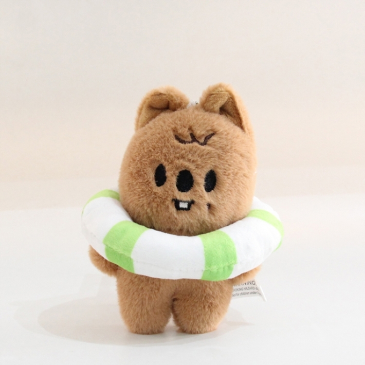 Children Little rabbit fur PP cotton plush toy pendant 13X7X5cm price for 5 pcs