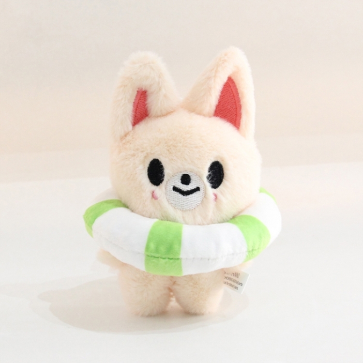 Children Little rabbit fur PP cotton plush toy pendant 13X7X5cm price for 5 pcs