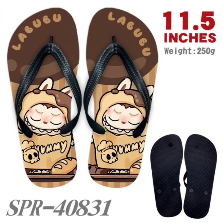 LABUBU Thickened rubber flip-flops slipper average size 