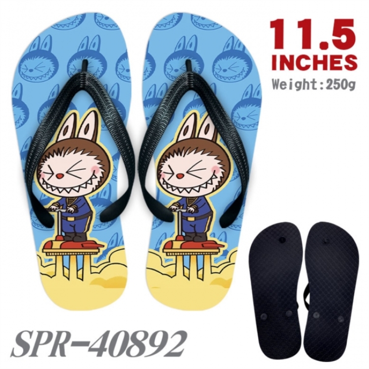 LABUBU Thickened rubber flip-flops slipper average size 