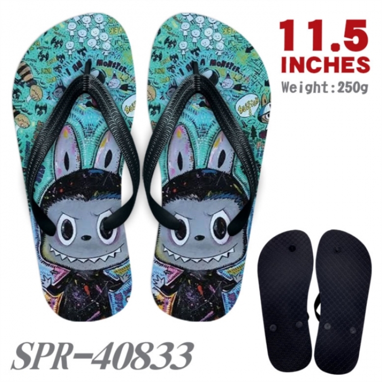 LABUBU Thickened rubber flip-flops slipper average size 