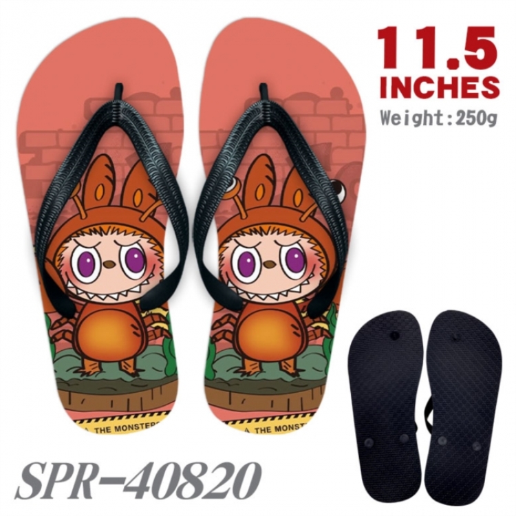 LABUBU Thickened rubber flip-flops slipper average size 