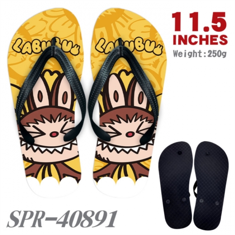 LABUBU Thickened rubber flip-flops slipper average size 