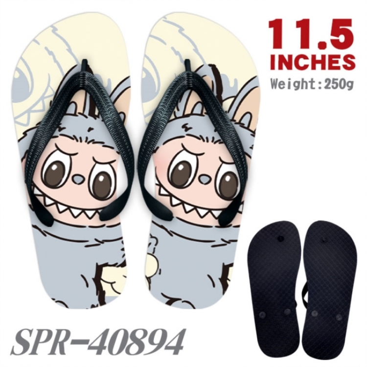 LABUBU Thickened rubber flip-flops slipper average size 