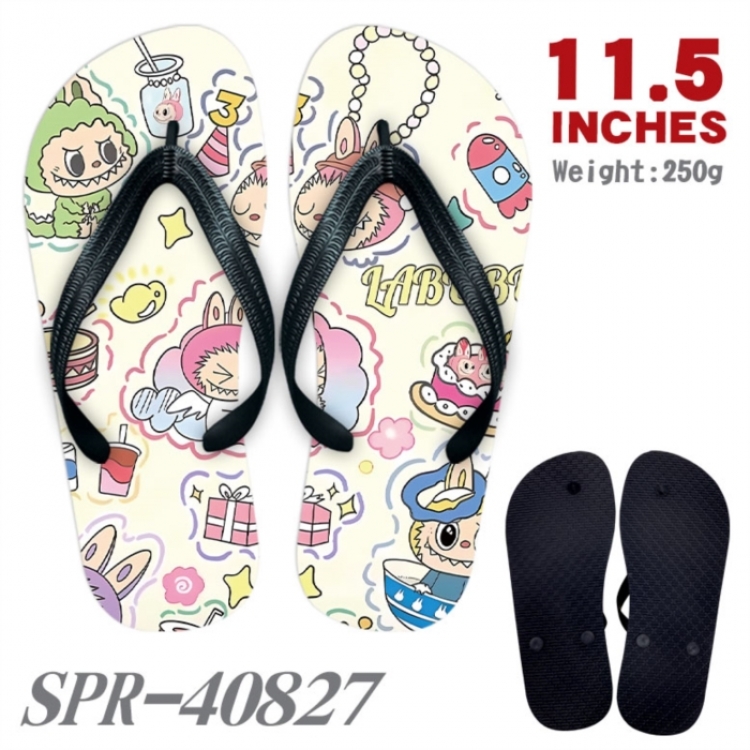 LABUBU Thickened rubber flip-flops slipper average size 