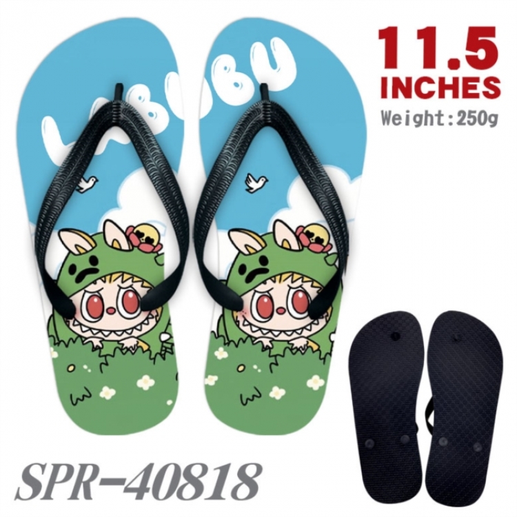 LABUBU Thickened rubber flip-flops slipper average size 