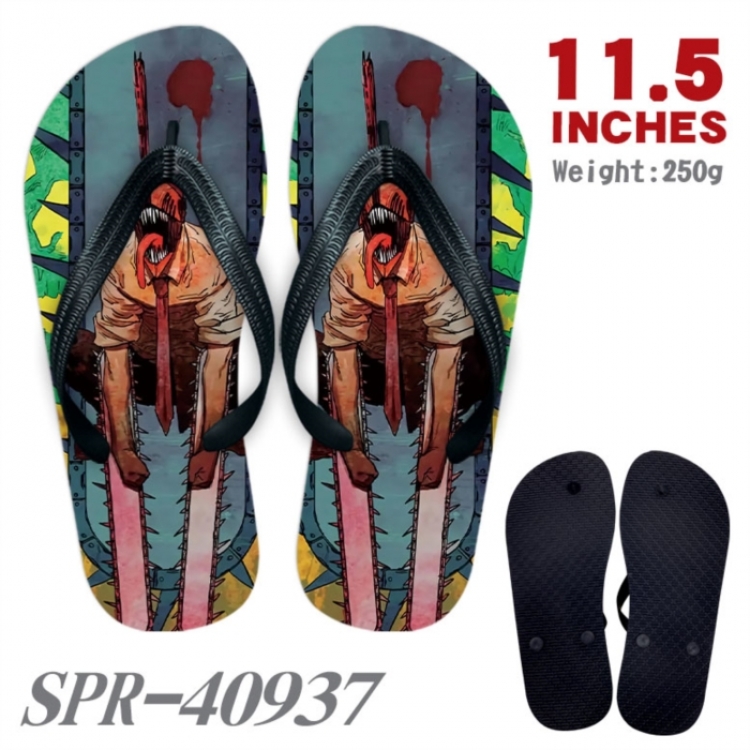 Chainsaw man Thickened rubber flip-flops slipper average size 