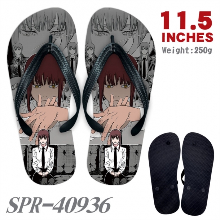 Chainsaw man Thickened rubber flip-flops slipper average size 