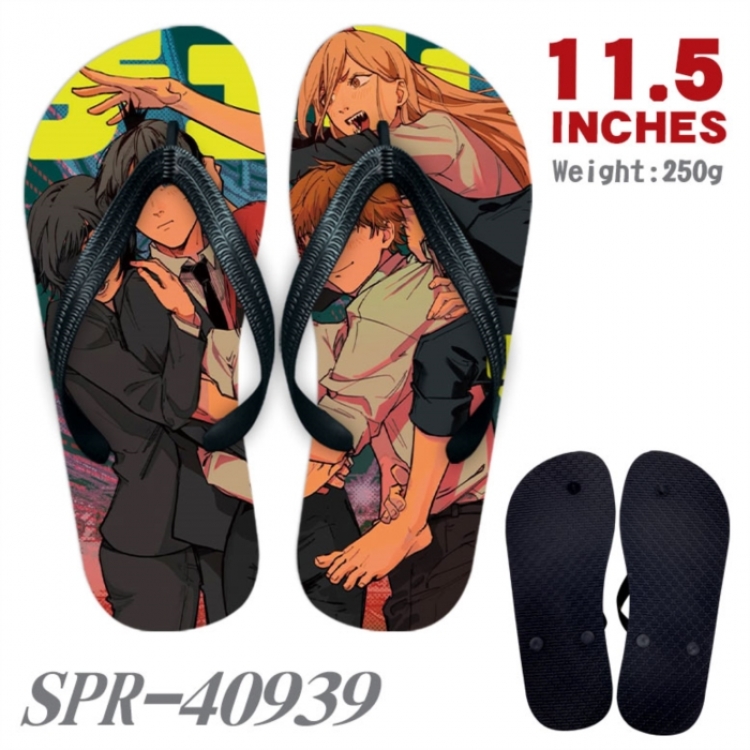Chainsaw man Thickened rubber flip-flops slipper average size 