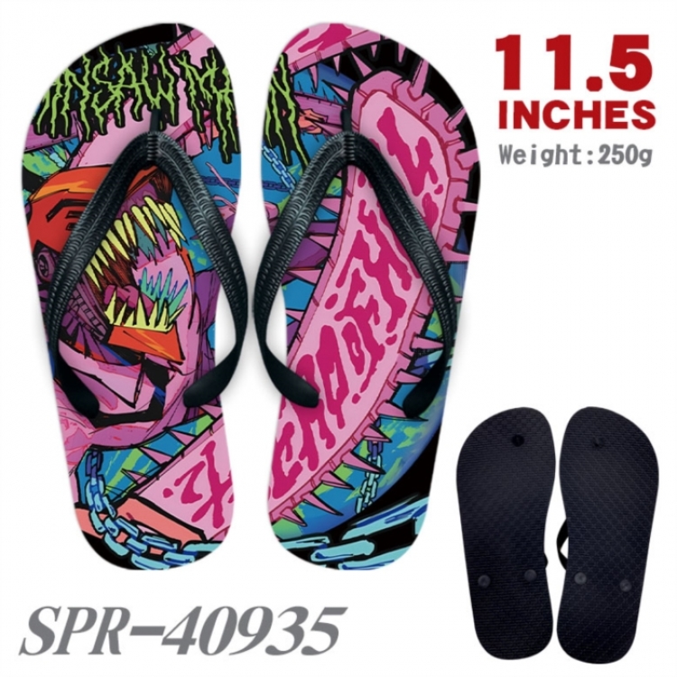 Chainsaw man Thickened rubber flip-flops slipper average size 