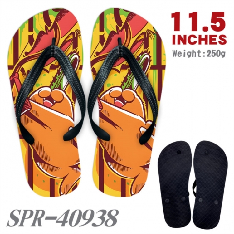 Chainsaw man Thickened rubber flip-flops slipper average size 