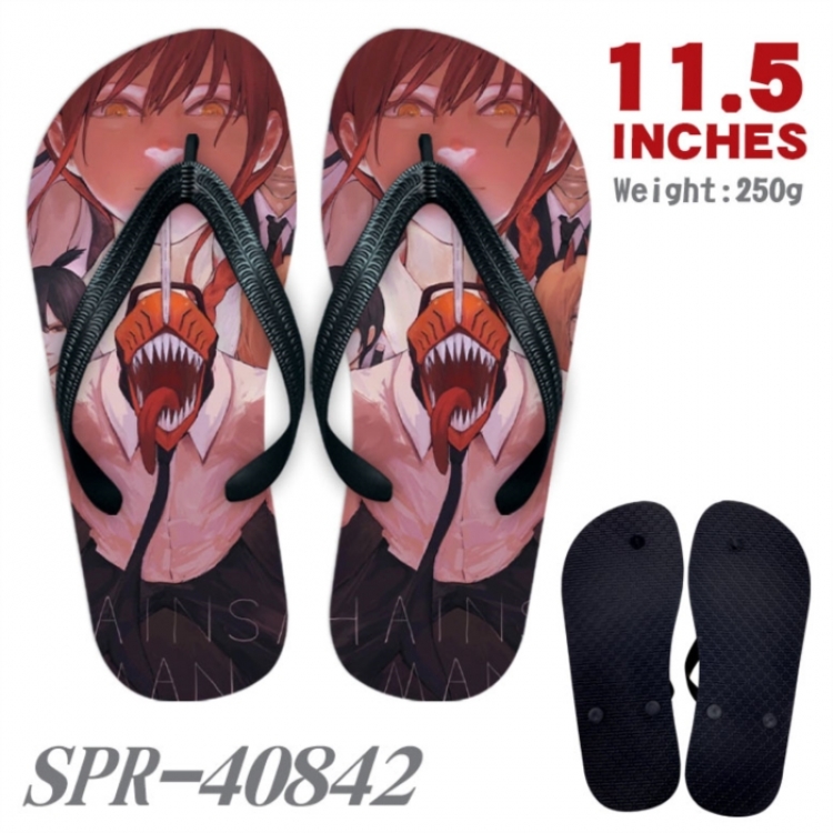 Chainsaw man Thickened rubber flip-flops slipper average size 