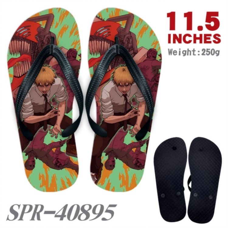 Chainsaw man Thickened rubber flip-flops slipper average size 