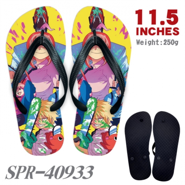 Chainsaw man Thickened rubber flip-flops slipper average size 