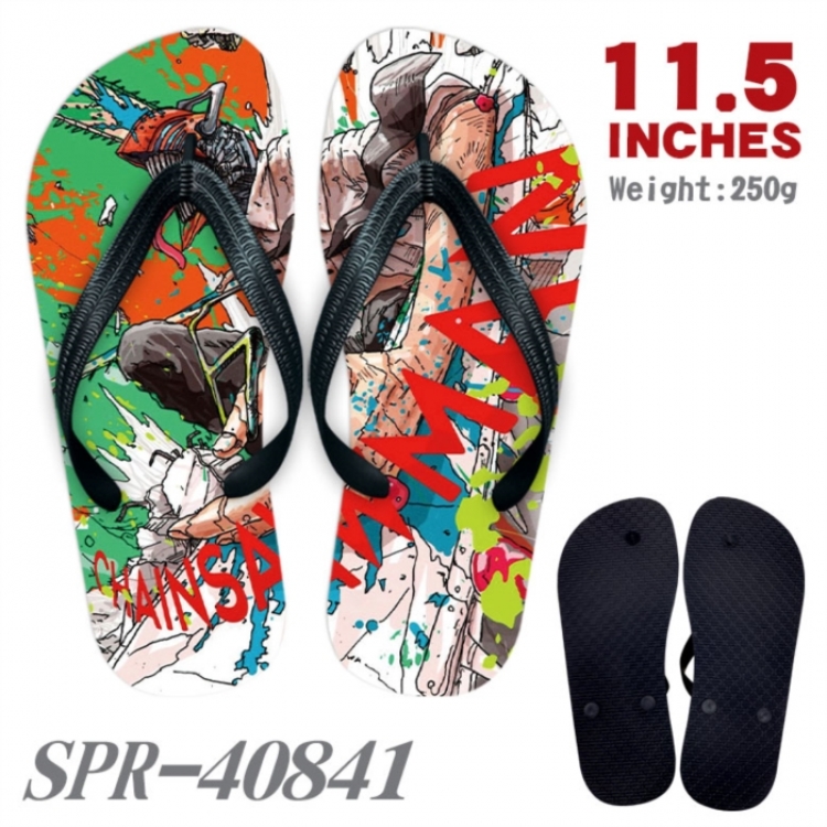 Chainsaw man Thickened rubber flip-flops slipper average size 