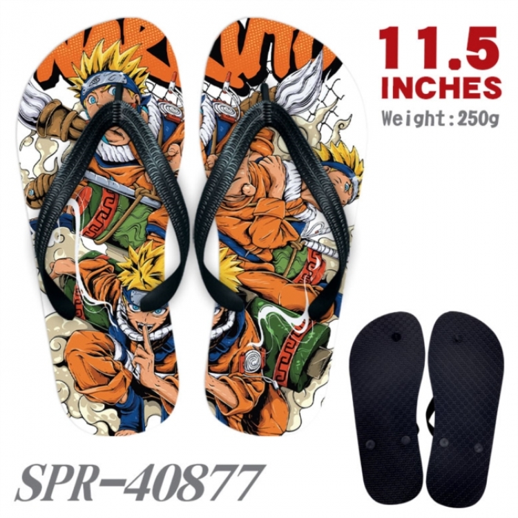Naruto Thickened rubber flip-flops slipper average size 