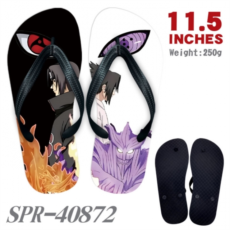 Naruto Thickened rubber flip-flops slipper average size 