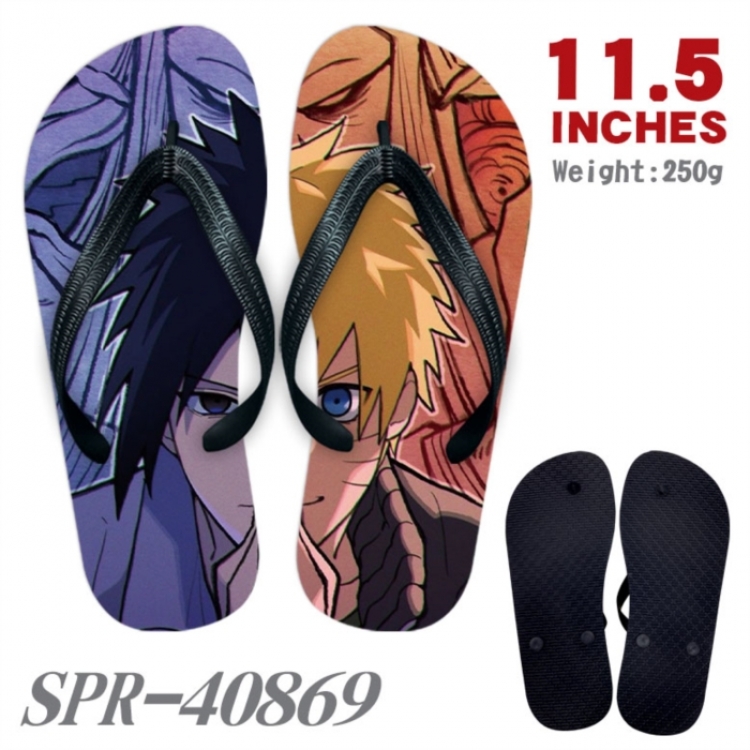 Naruto Thickened rubber flip-flops slipper average size 