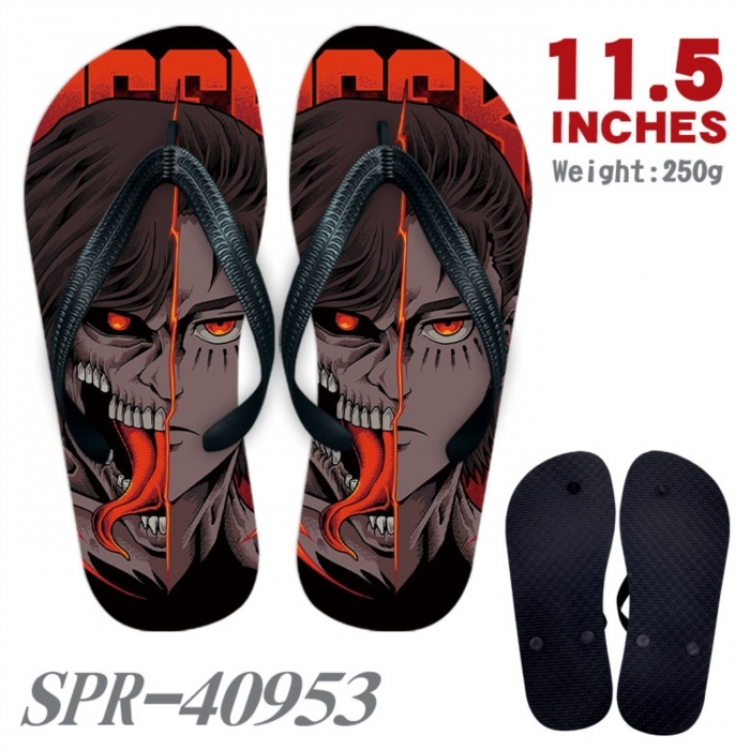 Shingeki no Kyojin Thickened rubber flip-flops slipper average size 