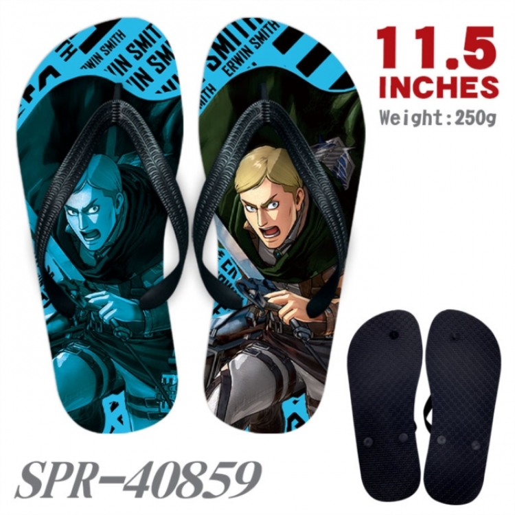 Shingeki no Kyojin Thickened rubber flip-flops slipper average size 