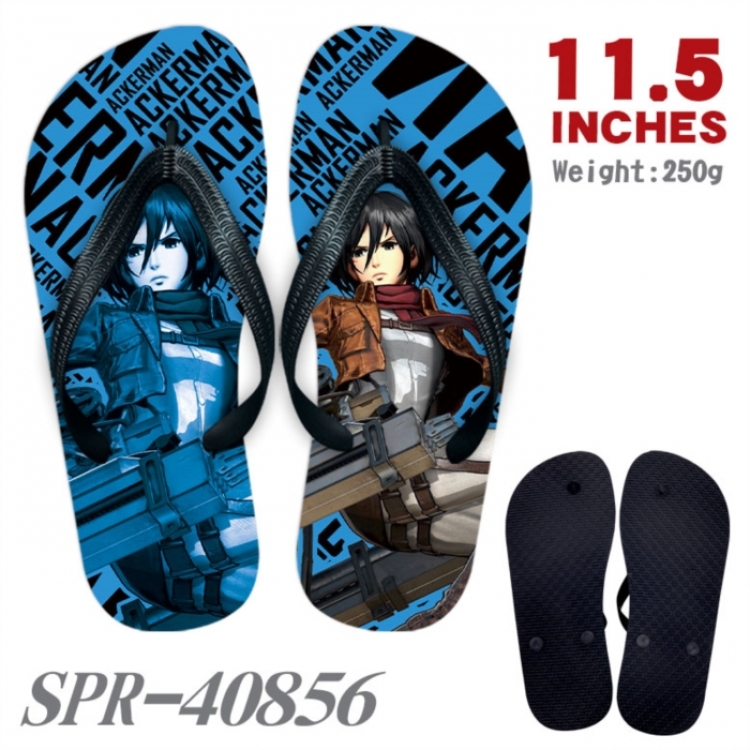Shingeki no Kyojin Thickened rubber flip-flops slipper average size 