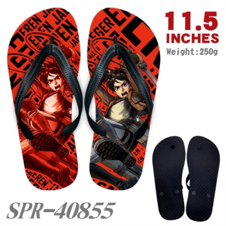 Shingeki no Kyojin Thickened rubber flip-flops slipper average size 
