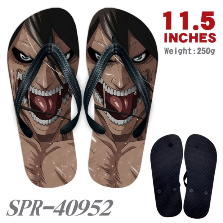 Shingeki no Kyojin Thickened rubber flip-flops slipper average size 