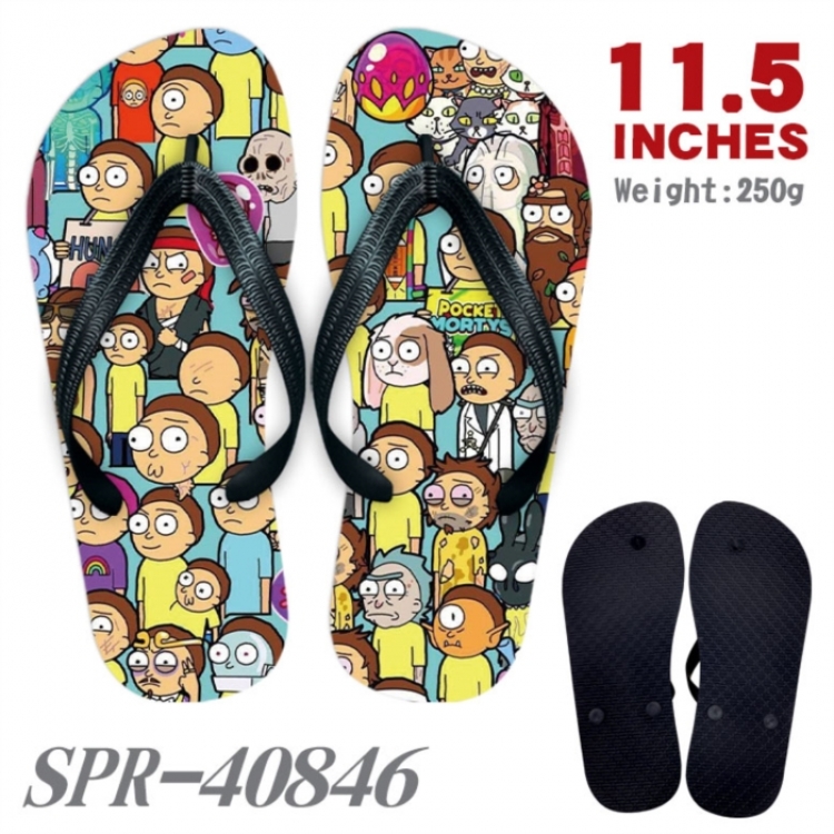 Rick and Morty Thickened rubber flip-flops slipper average size 