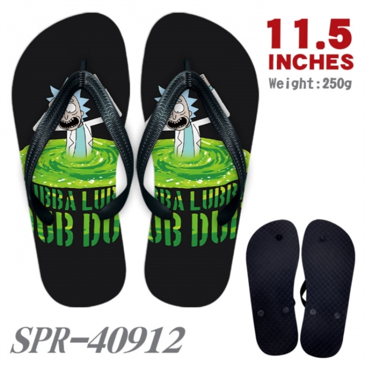 Rick and Morty Thickened rubber flip-flops slipper average size 