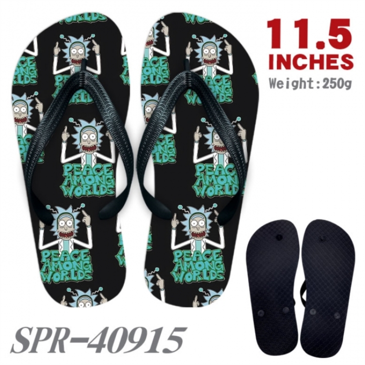 Rick and Morty Thickened rubber flip-flops slipper average size 