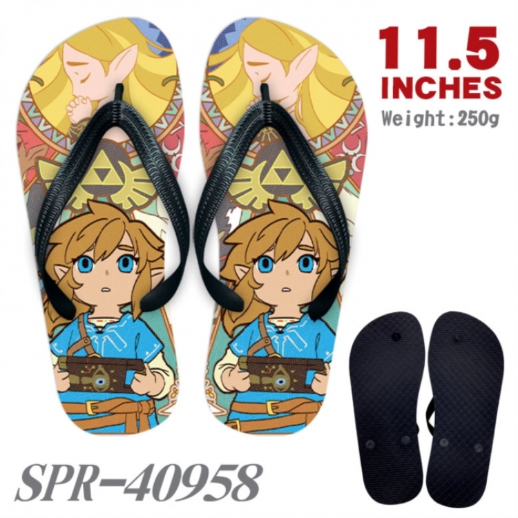 The Legend of Zelda Thickened rubber flip-flops slipper average size 