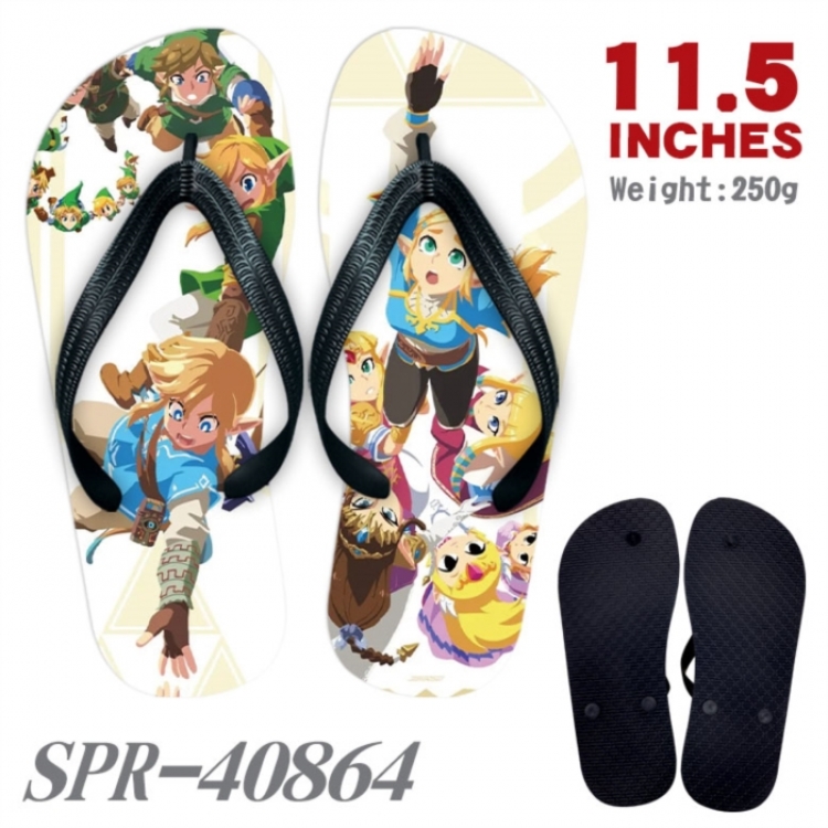 The Legend of Zelda Thickened rubber flip-flops slipper average size 