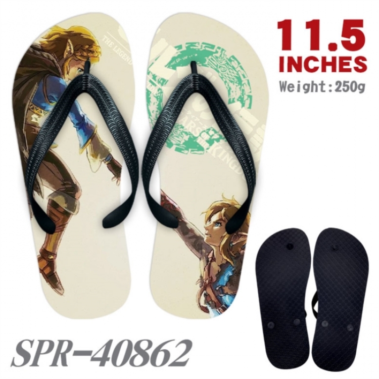 The Legend of Zelda Thickened rubber flip-flops slipper average size 