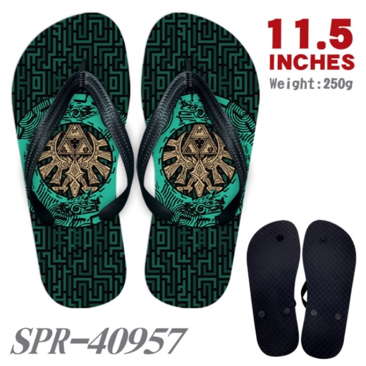 The Legend of Zelda Thickened rubber flip-flops slipper average size 
