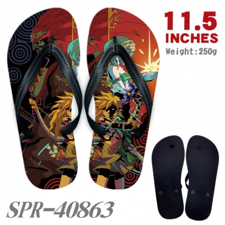 The Legend of Zelda Thickened rubber flip-flops slipper average size 