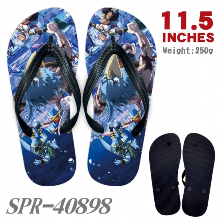 Shangri-La Frontier Thickened rubber flip-flops slipper average size 