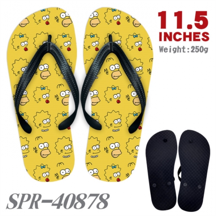 The Simpsons Thickened rubber flip-flops slipper average size 