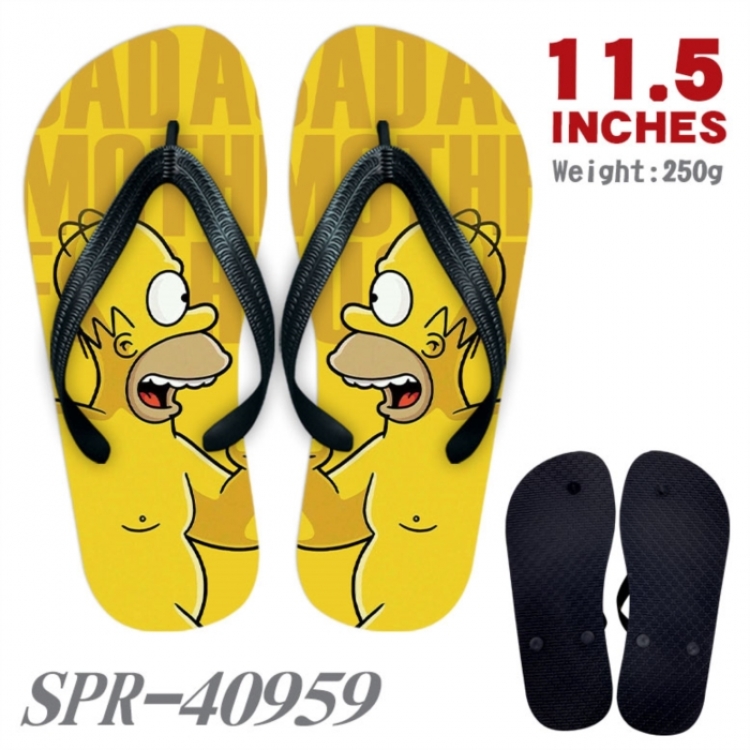 The Simpsons Thickened rubber flip-flops slipper average size 